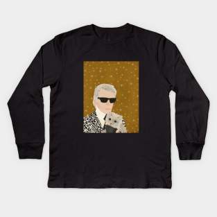 Karl and Choupette Kids Long Sleeve T-Shirt